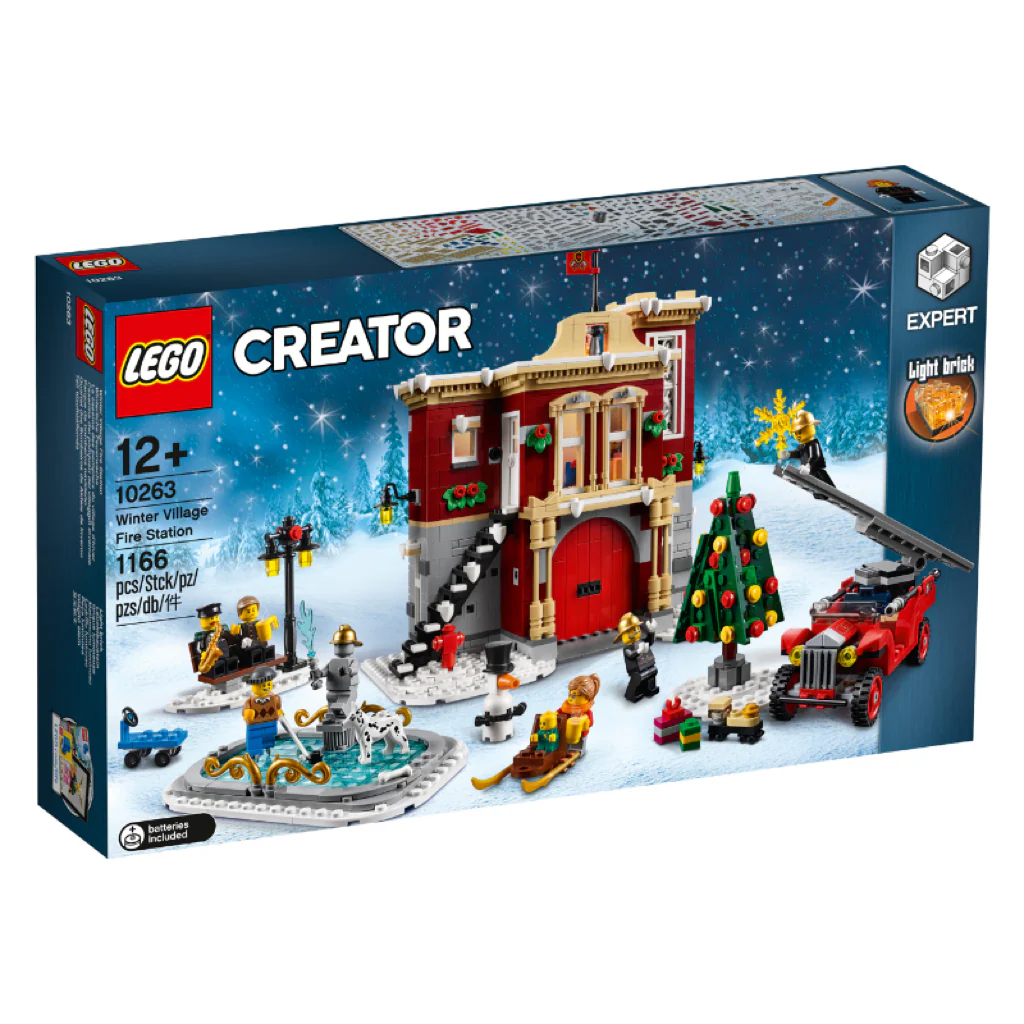 10263 Winter Village Fire Station - New, Sealed, Retired LEGO Holiday Set
