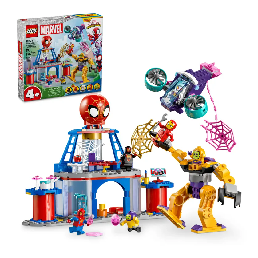 Team Spidey Web Spinner Headquarters 10794 - New LEGO Marvel Set