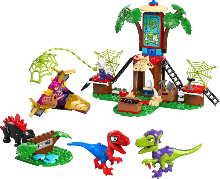 11200 Spidey and Gobby's Raptor Battle at Tree House HQ - New LEGO Spider-Man Set - Image 2