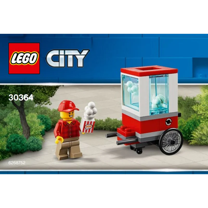 Popcorn Cart Polybag 30364 - New LEGO City Set - Image 2