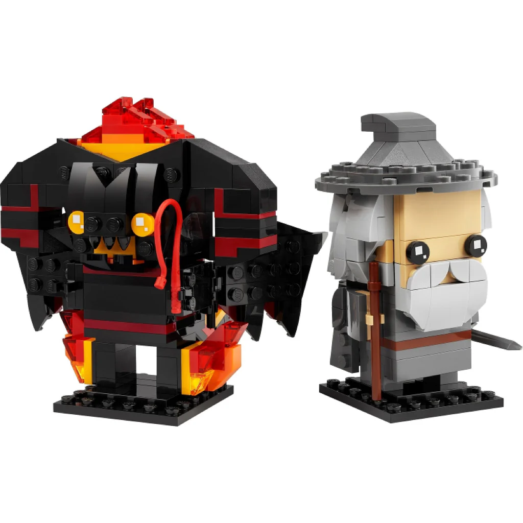 40631 Gandalf the Grey™ & Balrog™ - New, Sealed, Retired LEGO Brickheadz Set - Image 2