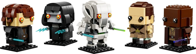 40796 Revenge of the Sith Heroes & Villains - New LEGO Star Wars Brickheadz Set - Image 2