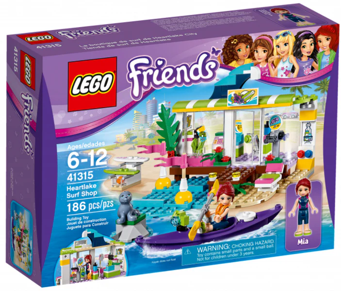 41315 Heartlake Surf Shop - New, Sealed, Retired LEGO Friends Set