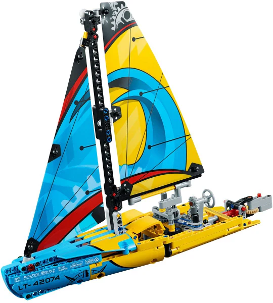 42074 Racing Yacht - Certified Used, 100% Complete LEGO Technic Set