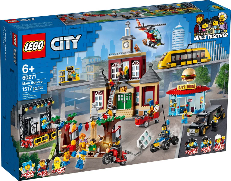 60271 Main Square - Certified Used, 100% Complete LEGO City Set - Image 2