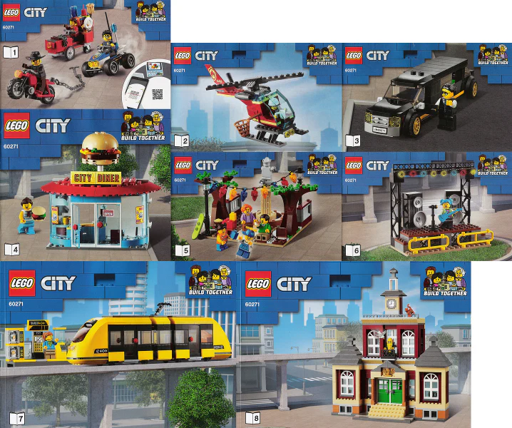 60271 Main Square - Certified Used, 100% Complete LEGO City Set - Image 3