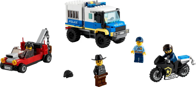60276 Police Prisoner Transport - Certified Used, 100% Complete LEGO City Set