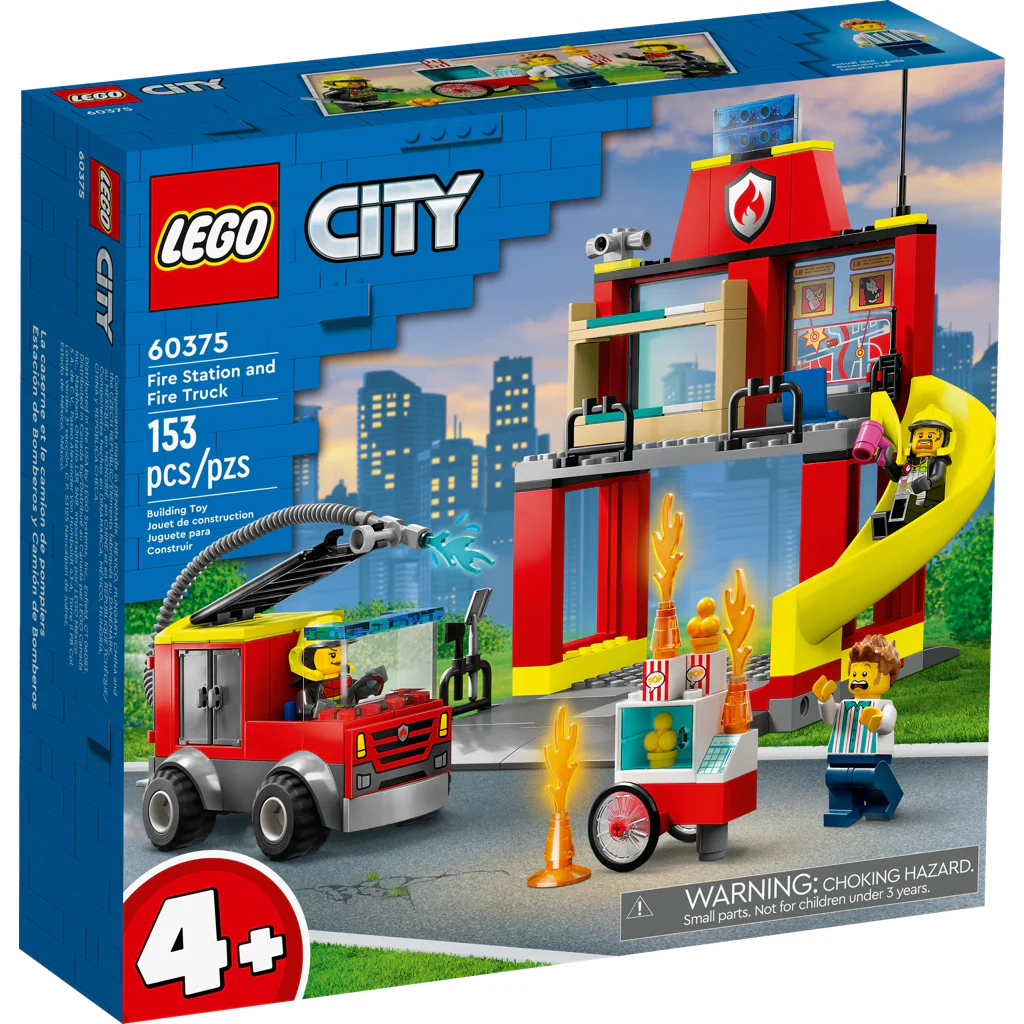 60375 Fire Station and Fire Truck