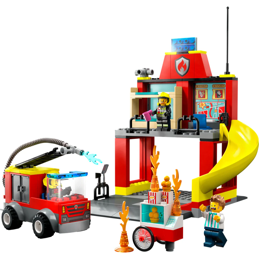 60375 Fire Station and Fire Truck - Image 2