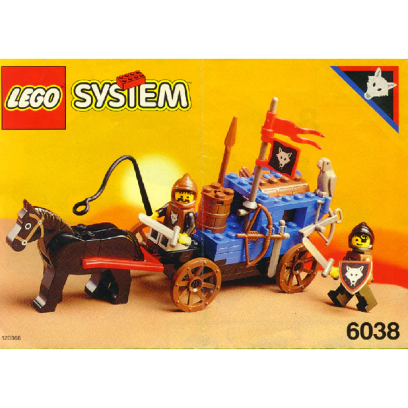 6038 Wolfpack Renegades - Certified Used, 100% Complete LEGO Castle Set