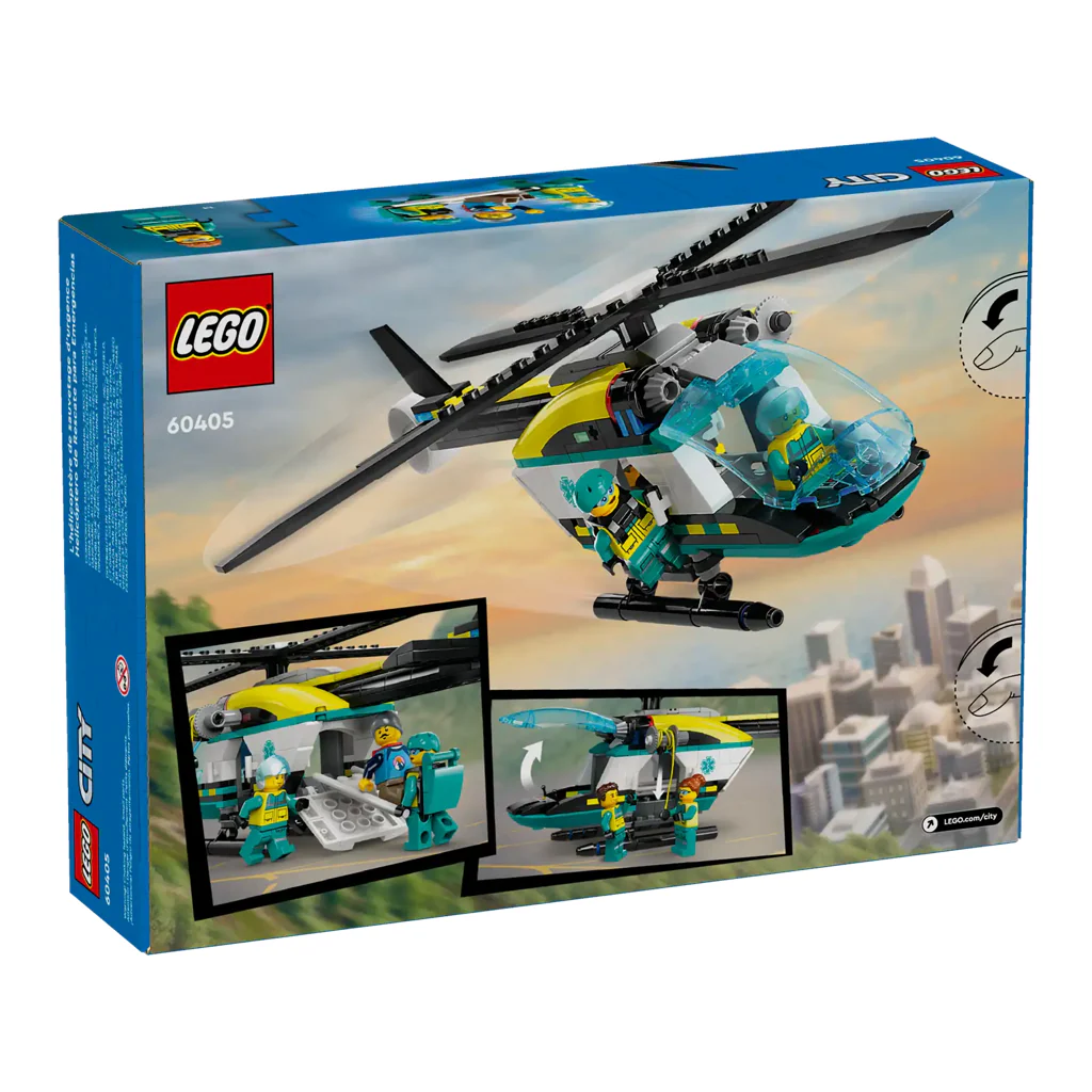 Emergency Rescue Helicopter 60405 - New LEGO City Set - Image 4