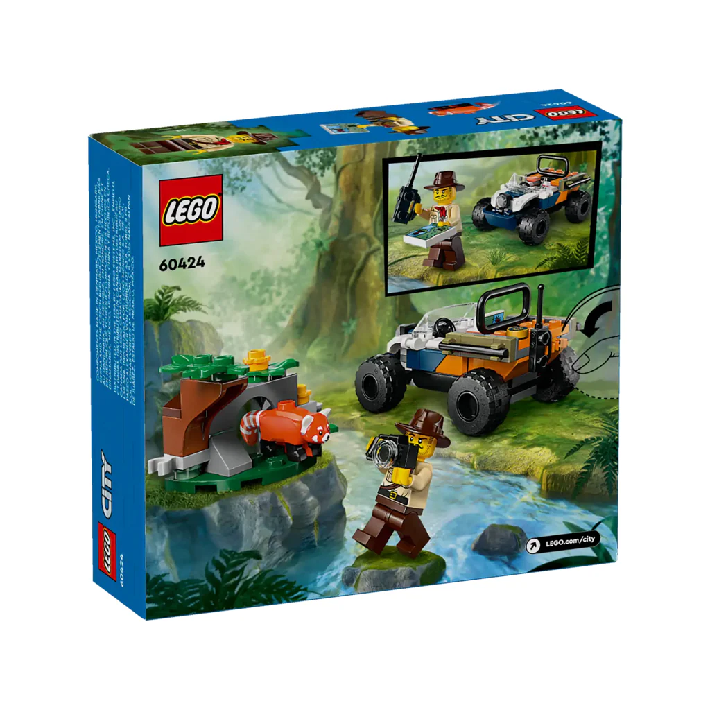 Jungle Explorer ATV Red Panda Mission 60424 - New LEGO City Set - Image 4