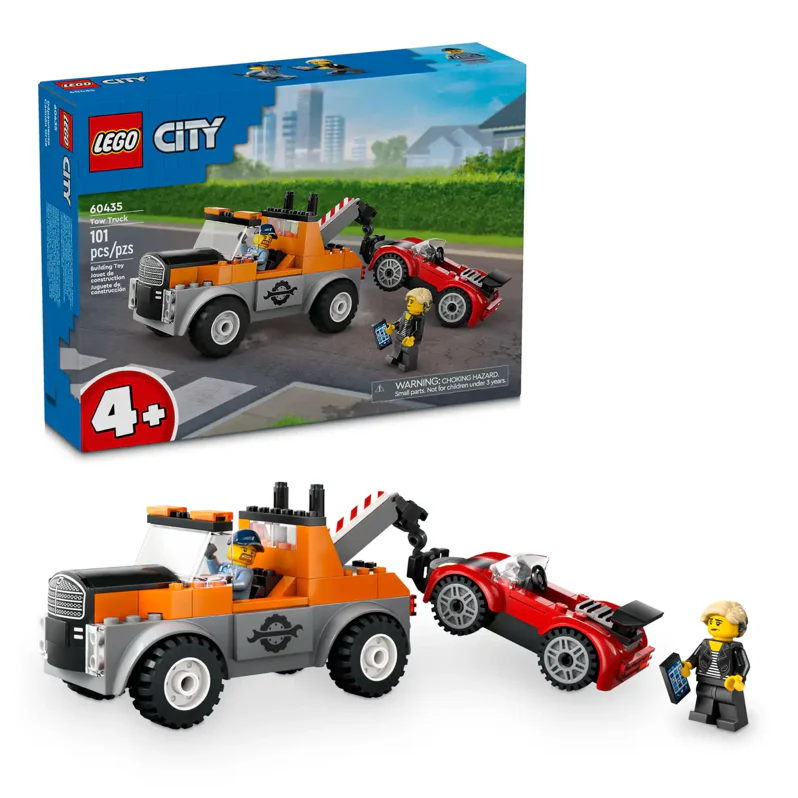 60435 Tow Truck and Sports Car Repair - New LEGO City Set