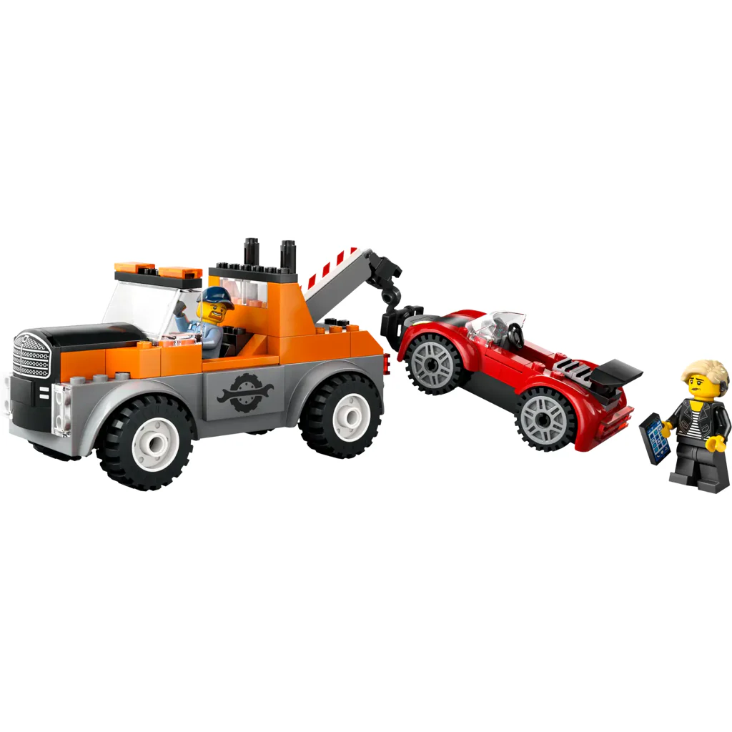 60435 Tow Truck and Sports Car Repair - New LEGO City Set - Image 2