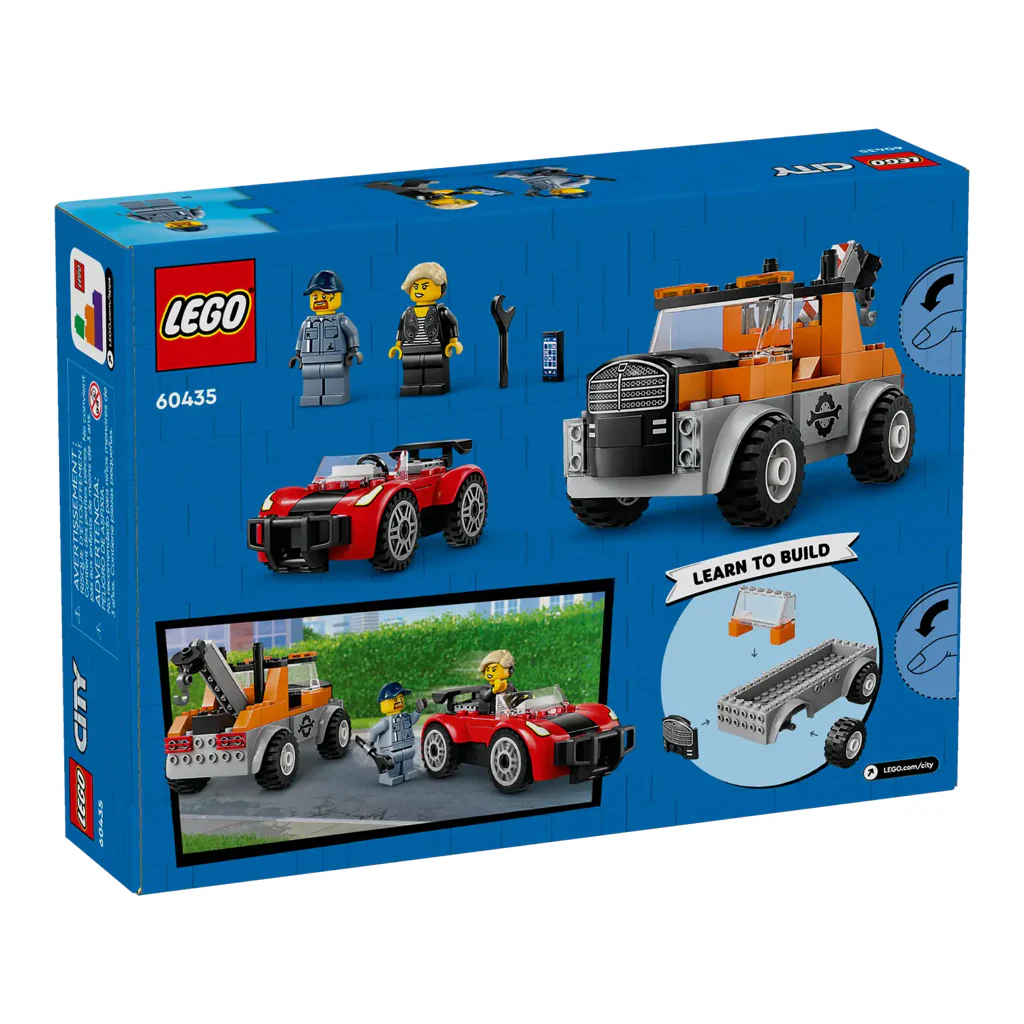 60435 Tow Truck and Sports Car Repair - New LEGO City Set - Image 4