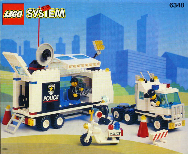 6348 Surveillance Squad - Certified Used, 100% Complete LEGO Town Set