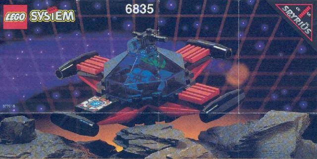 6835 Saucer Scout - Certified Used, 100% Complete LEGO Space Set