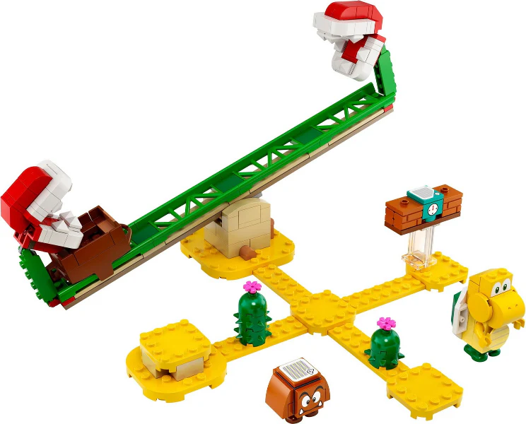 71365 Piranha Plant Power Slide Expansion Set - Certified Used, 100% Complete LEGO Super Mario Set