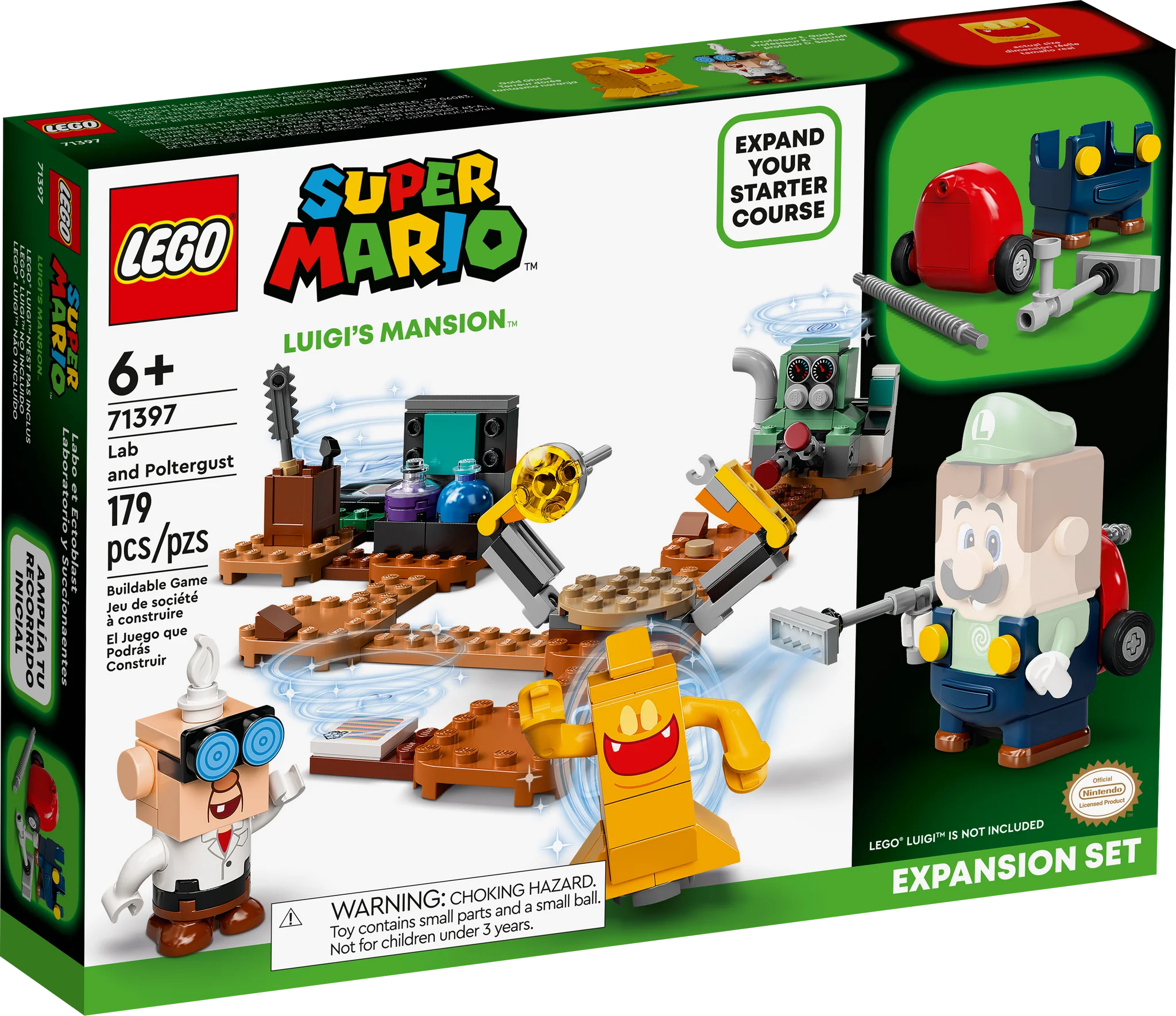 71397 Luigi's Mansion Lab and Poltergust Expansion Set