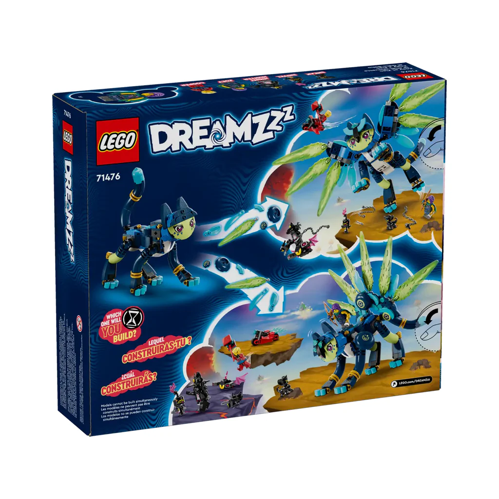 Zoey and Zian the Cat-Owl 71476 - New LEGO Dreamzzz Set - Image 4