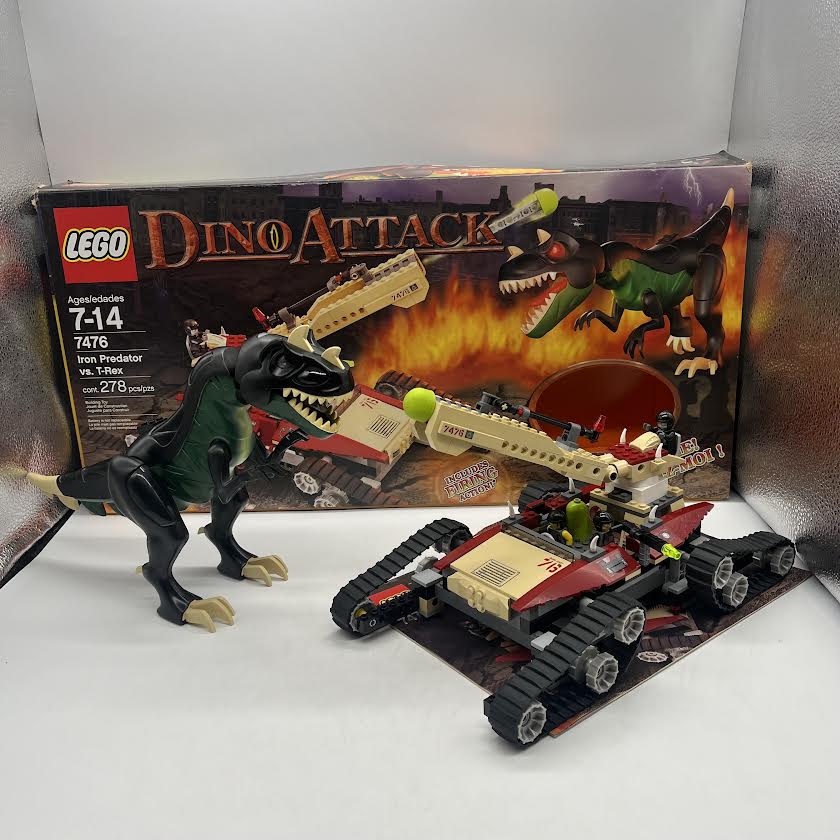 SALE! 20% OFF! 7476 Iron Predator vs. T-Rex - Used LEGO Dino Attack Set