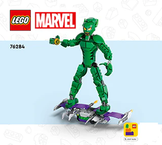 76284 Green Goblin Construction Figure - Certified Used, 100% Complete LEGO Spider-Man Set - Image 2