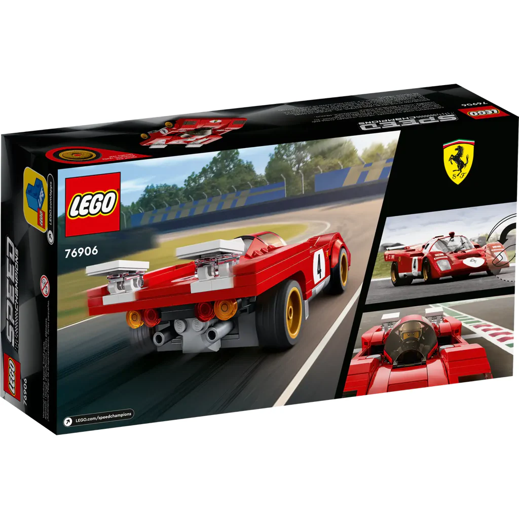 76906 1970 Ferrari 512 M - New, Sealed, Retired LEGO Speed Champions Set - Image 4