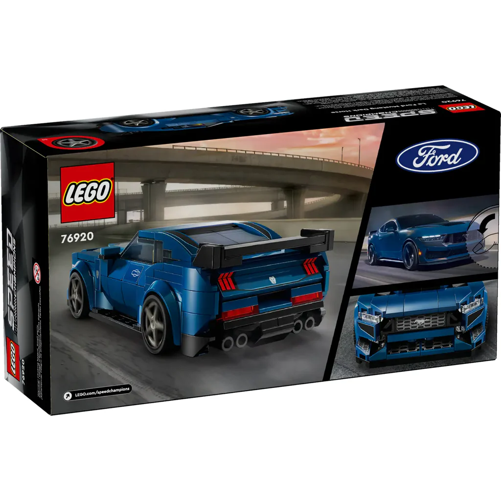 76920 Ford Mustang Dark Horse Sports Car - New LEGO Speed Champions Set - Image 4