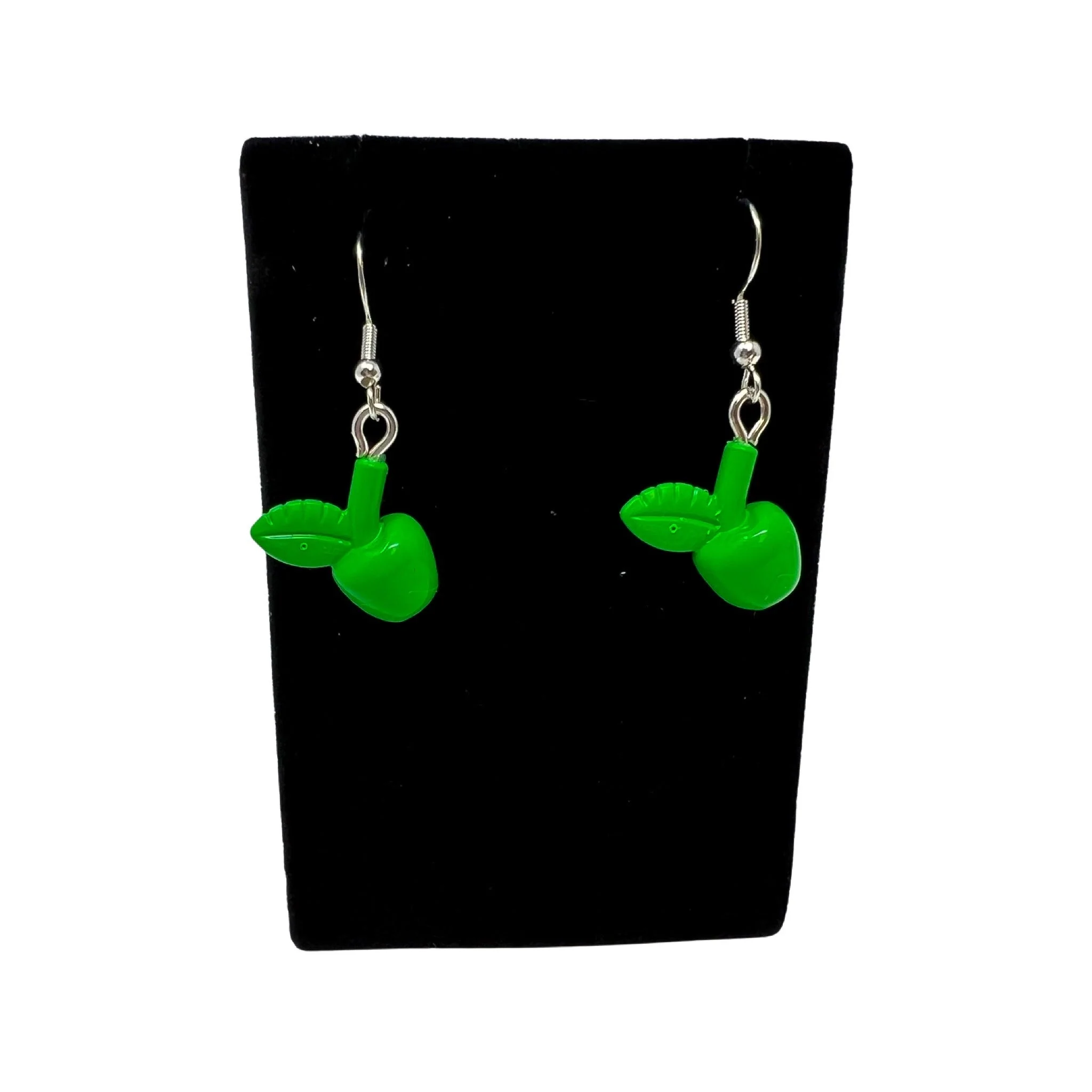 B3 Customs® Apple Earrings made from LEGO Bricks - Image 2