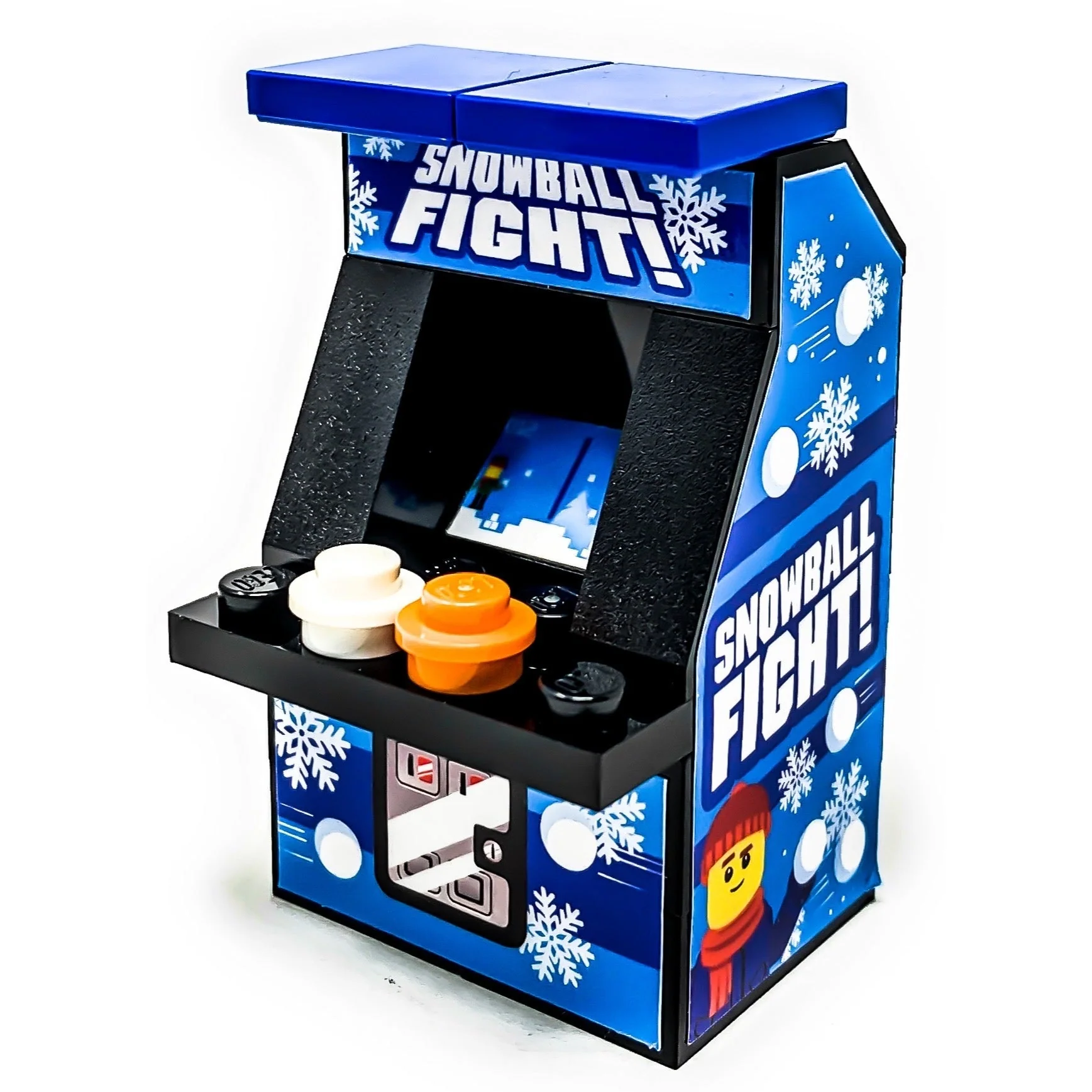B3 Customs Snowball Fight Arcade Machine Toy Building Kit - Image 3