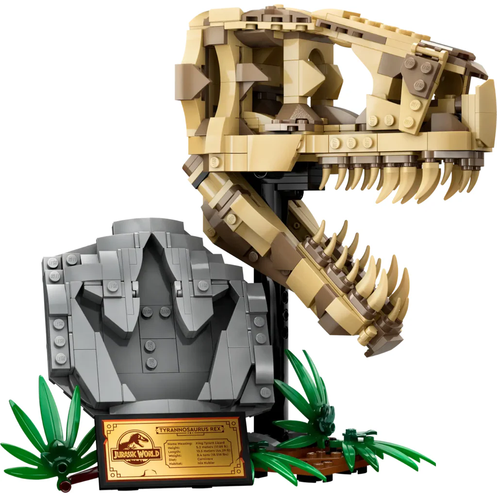 76964 Dinosaur Fossils: T. rex Skull - Certified Used, 100% Complete LEGO Jurassic World Set