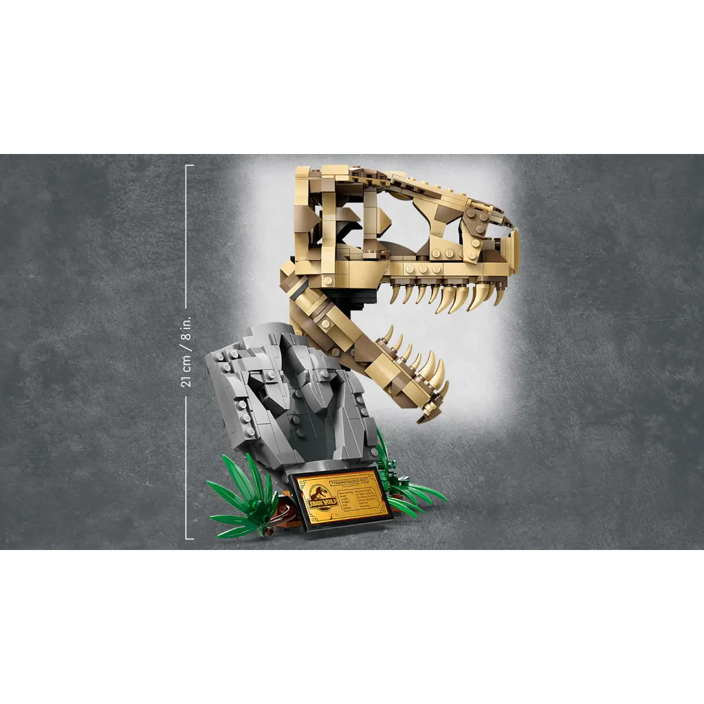 76964 Dinosaur Fossils: T. rex Skull - Certified Used, 100% Complete LEGO Jurassic World Set - Image 3