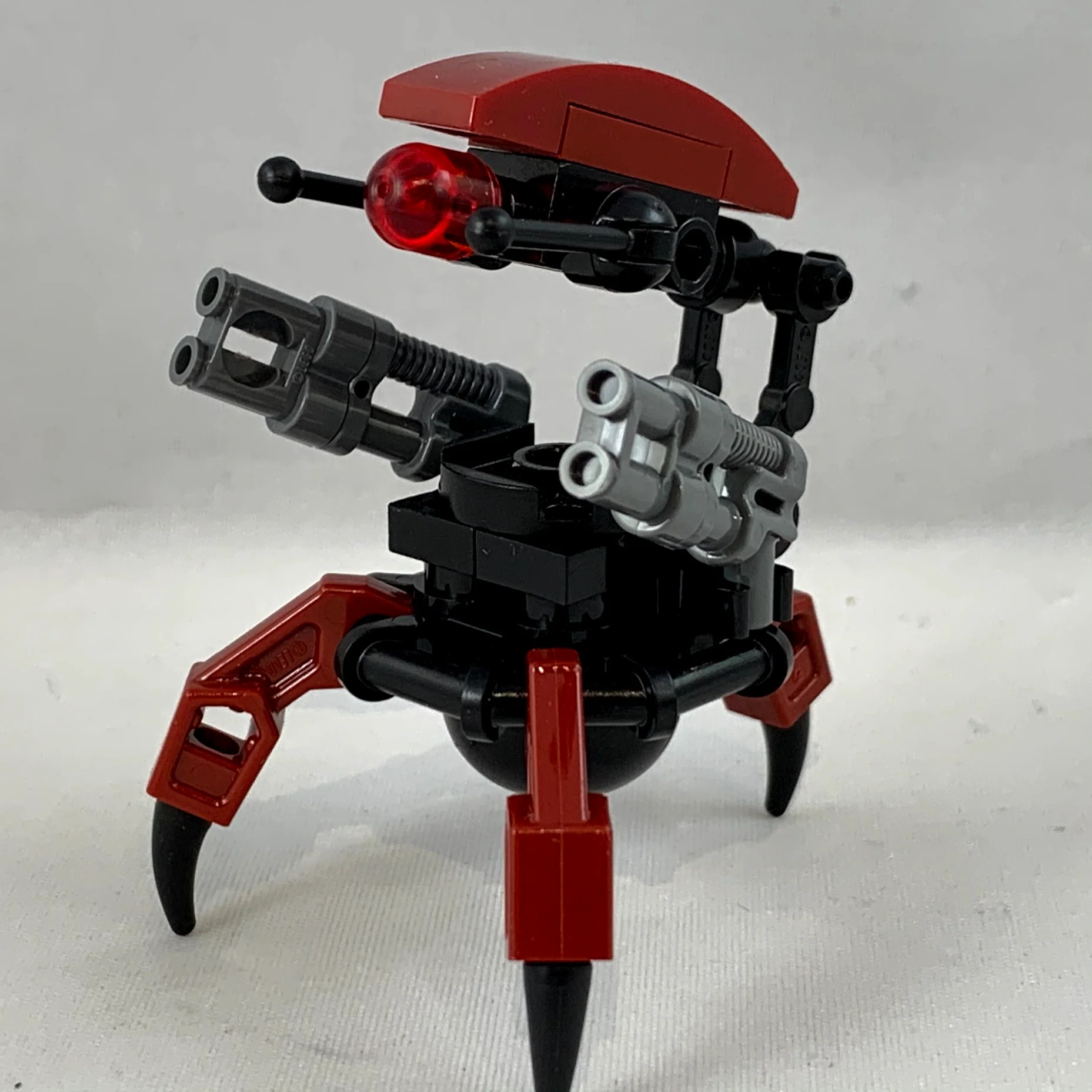 Custom Droideka (Dark Red / Black)