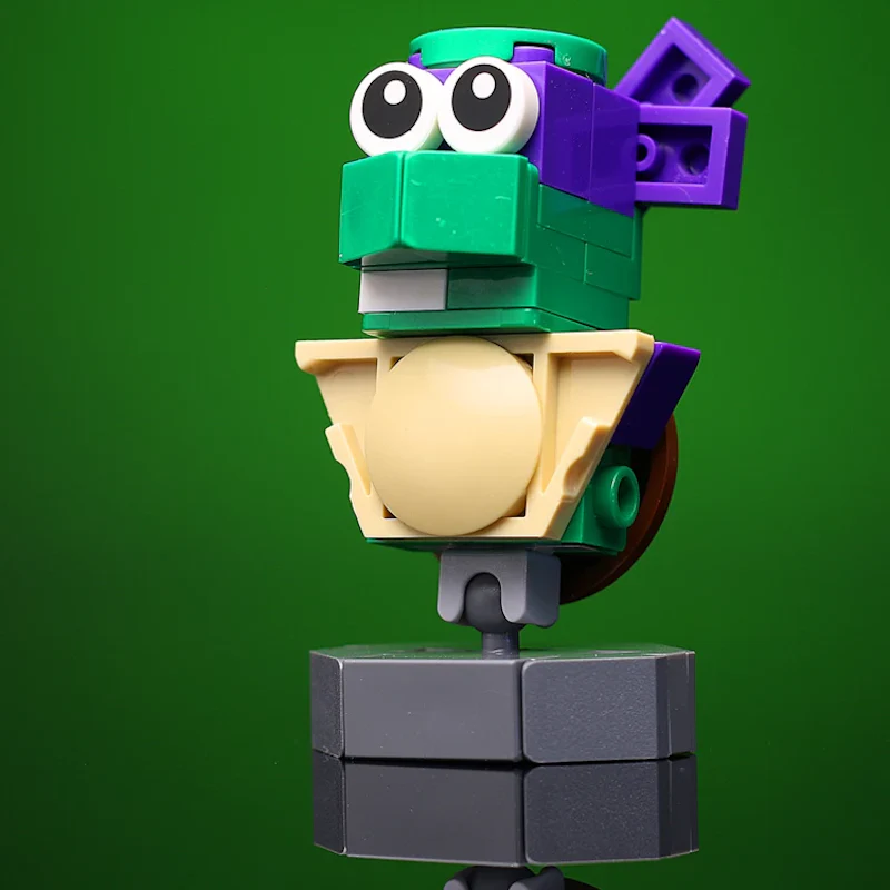 Kung- Fu Turtle Bust (Purple) - Custom LEGO® Set