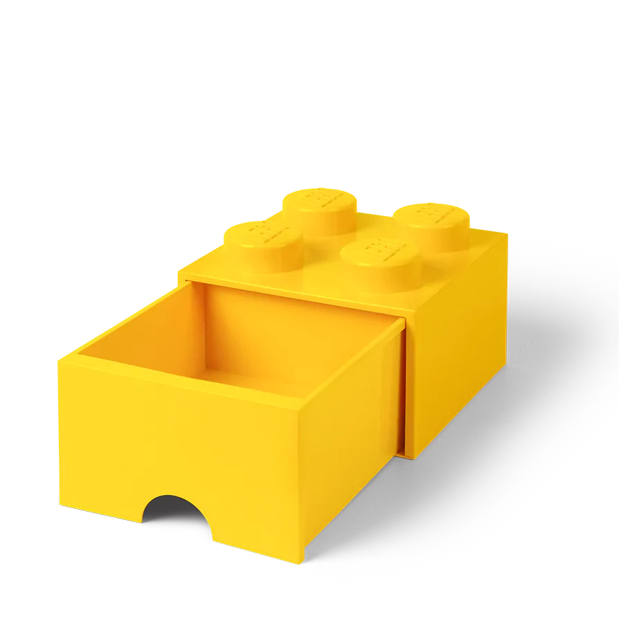 LEGO Brick Drawer - Bright Yellow - Image 3
