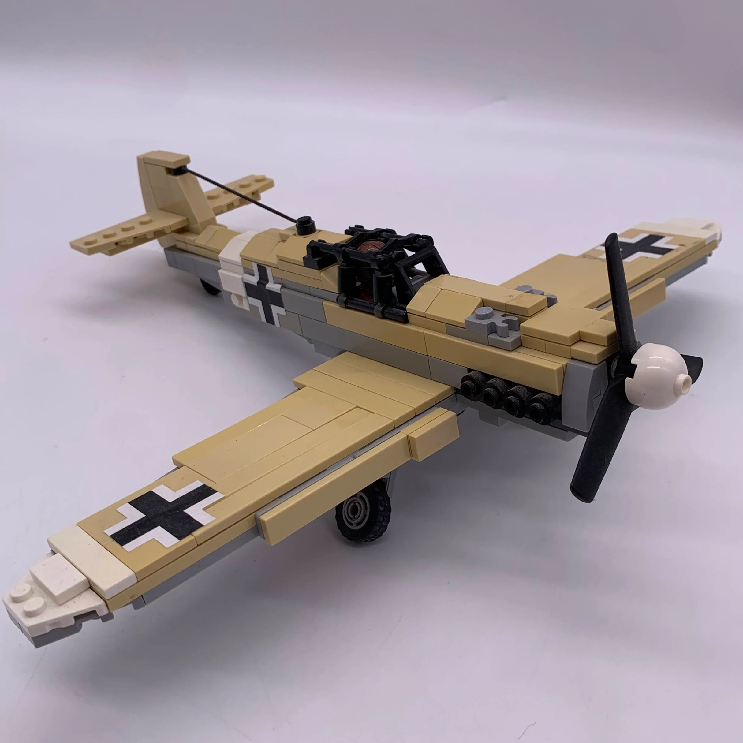 Messerschmitt Bf-109 E-4/Trop - Custom LEGO® Kit - Image 2