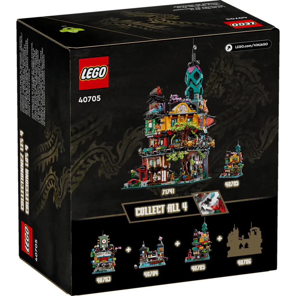 Micro NINJAGO® City Gardens 40705 - New LEGO Ninjago Set - Image 3