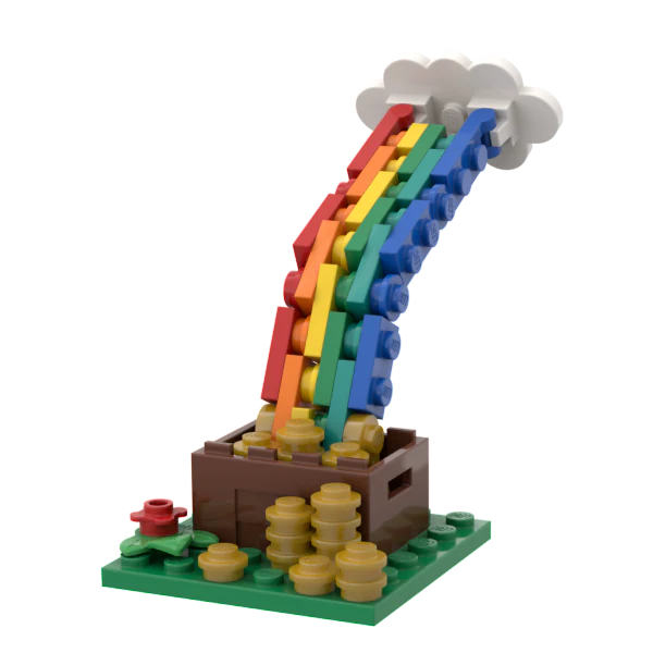 Rainbow's Treasure custom LEGO® kit