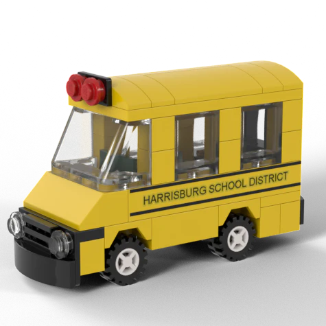 Harrisburg School District - School Bus Custom LEGO® Kit