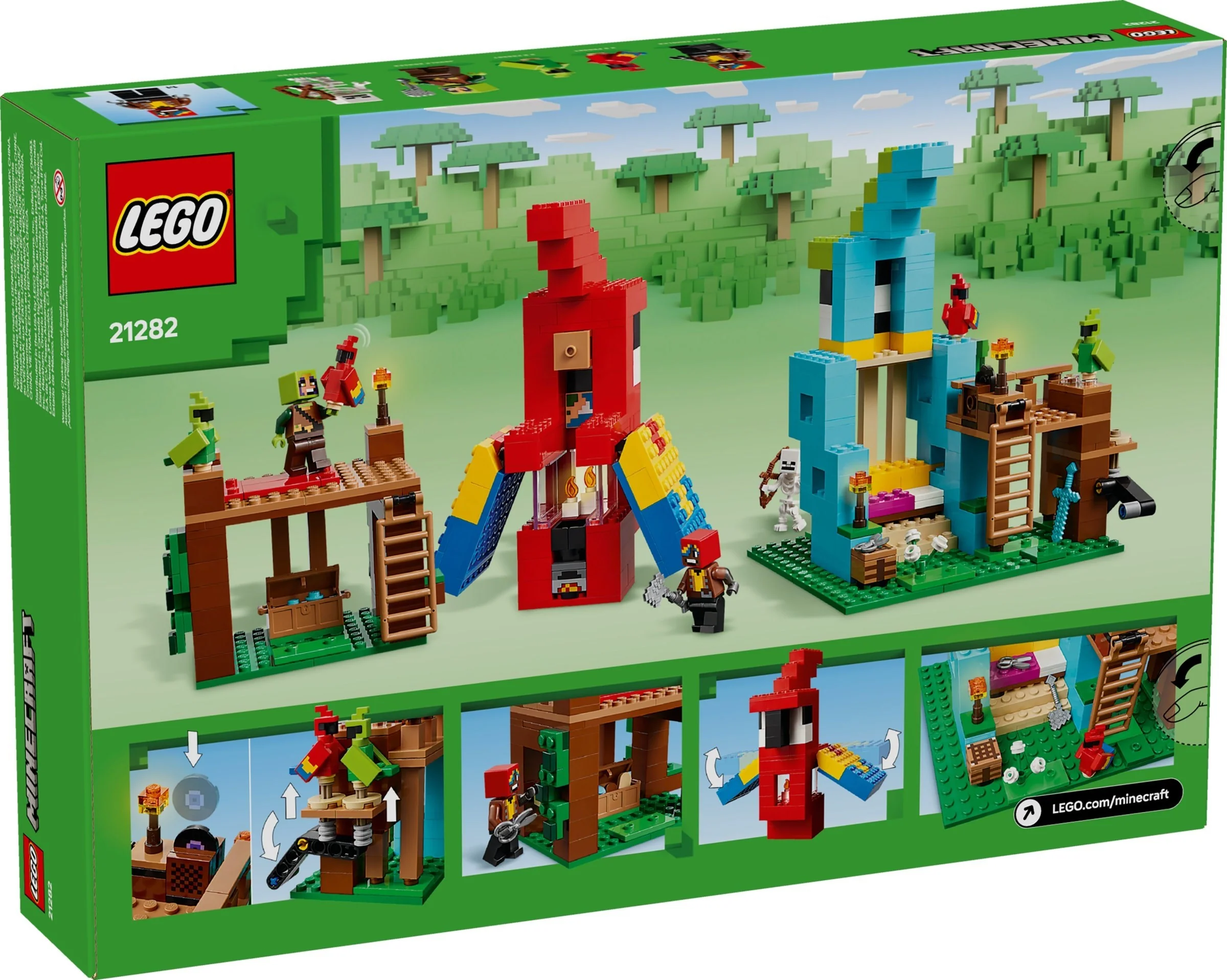 21282 The Parrot Houses - New LEGO® Minecraft™️ Set - Image 2
